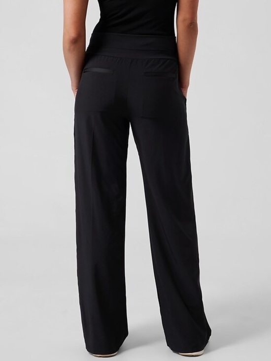 Athleta Pants - ATHLETA Wide leg Nolita pants 12 black